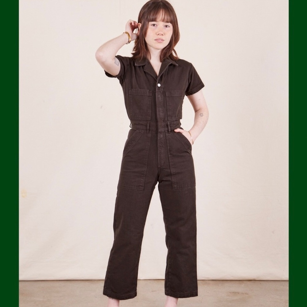 *for trade* Big Bud Press Petite Jumpsuit in Espresso Brown